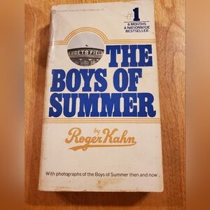 The Boys of Summer Roger Kahn 1973 First Printing Baseball Dodgers Signet